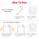 I7S Tws Wireless Bluetooth Headset With Charging Compartment Power Capacity Display Earphones Black