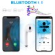 I7S Tws Wireless Bluetooth Headset With Charging Compartment Power Capacity Display Earphones Black