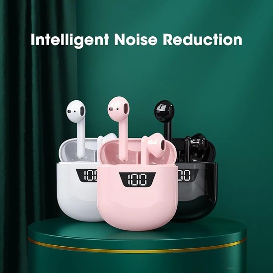 J55 Tws Wireless Bluetooth Headset Noise Reduction Music Earbuds Sports Earphone Pink