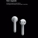 J55 Tws Wireless Bluetooth Headset Noise Reduction Music Earbuds Sports Earphone White