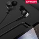 JOYROOM E102S Earphone Second Eneration Bloom Series Heavy Bass Metal Fashion Cool Music Earbuds with Mic - Blue