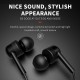 JOYROOM E102S Earphone Second Eneration Bloom Series Heavy Bass Metal Fashion Cool Music Earbuds with Mic - Blue