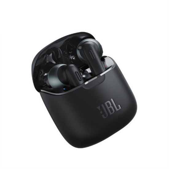 Jbl Tune 220 Tws Bluetooth V5.0 Wireless Headphones with Stereo Mic Charging Box Blue