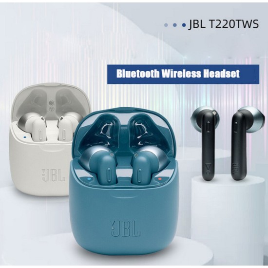 Jbl Tune 220 Tws Bluetooth V5.0 Wireless Headphones with Stereo Mic Charging Box Green