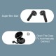 Js82 Mini Wireless Bluetooth 5.0 Headphones Tws Digital Display Touch-control Noise Cancellation Sports Headset Black