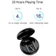 Js82 Mini Wireless Bluetooth 5.0 Headphones Tws Digital Display Touch-control Noise Cancellation Sports Headset White