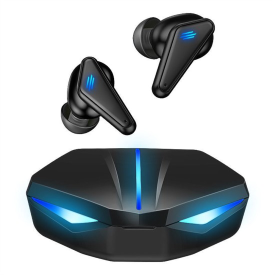 K33 Subwoofer Gaming Headset Bluetooth 5.0 Touch-control In-ear Music Earbuds with HD Microphone Black