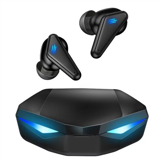 K33 Subwoofer Gaming Headset Bluetooth 5.0 Touch-control In-ear Music Earbuds with HD Microphone Black