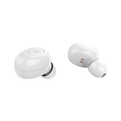 Kawbrown F9 Bluetooth 5.0 TWS Earphones Mini 5D Stereo True Wireless Earbuds Binaural Calling Handsf White