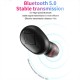 L12 Stable Signal 5.0 Bluetooth-compatible  Headset Sports Stereo Mini In-ear Wireless Touch Screen Headphones Waterproof Earphones White