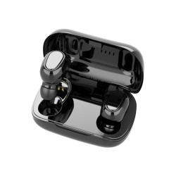 L21 True HIFI Wireless Bluetooth 5.0 Headset Sport Twins Headset 3D Stereo Portable Charging Box black