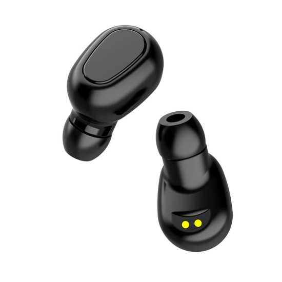 L22 TWS Bluetooth 5.0 Headset Wireless In-ear Headphones With LED Digital Display Sports Earphones I black