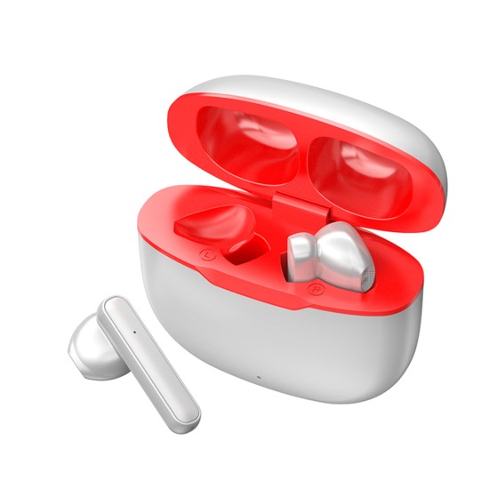 L33 Tws Bluetooth-compatible  Headset Sports Wireless Headphones Sport Earbuds Waterproof Noise Cancelling Music Headset Mini In-ear Gift Headset White