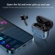 Low-latency Bluetooth-compatible  Earphone Breathing Light Noise Cancelling High-speed Processing Chip Long Battery Life Gaming Wireless Headset T29 Pro map pattern