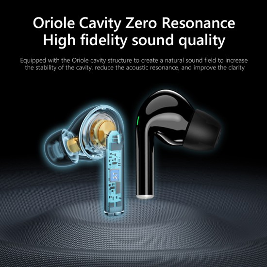 Low-latency Bluetooth-compatible  Earphone Breathing Light Noise Cancelling High-speed Processing Chip Long Battery Life Gaming Wireless Headset T28 Pro fragment pattern