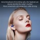 M-k8 Bluetooth Earphone Hanging Ear Type Unilateral Headsets Waterproof Music Earbuds Black