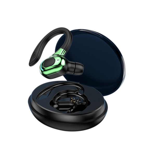 M-l8 Bluetooth Headset F8 Mini Wireless Business In-ear Earphone Ear-mounted Waterproof Sports Earbuds Green