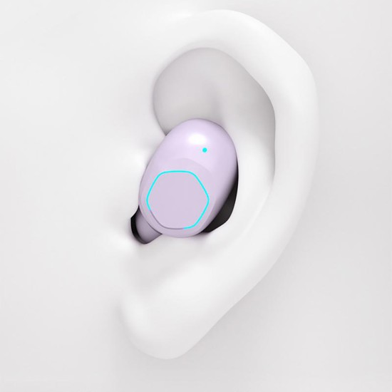 M13 Tws Wireless Bluetooth 5.4 Headset In-ear Binaural Stereo Music Earbuds Mini Sports Earphones Purple