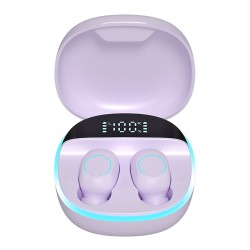 M13 Tws Wireless Bluetooth 5.4 Headset In-ear Binaural Stereo Music Earbuds Mini Sports Earphones Purple