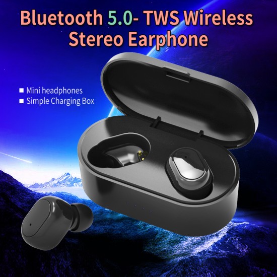 M2 TWS Bluetooth Earphone 5.0 True Wireless Headphones With Mic Handsfree Stereo Sound Universal Headset For iPhone Samsung Xiaomi Cellphoes Pink