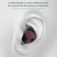 M23 Low-latency Tws In-ear Wireless  Headphones Bluetooth-compatible 5.1 Fingerprint Touch Sports Gaming Headset Ipx6 Waterproof Earphones black