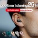 M5 Wireless Bluetooth Headset Mini Single In-ear Music Earbuds Invisible Earphone Black