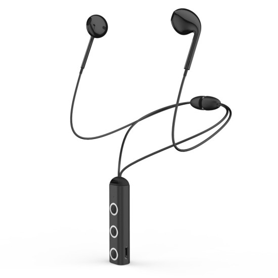 Magnetic Wireless Bluetooth Earphone Stereo Sports In Ear Hands-free Earbud XT13 Headset With Mic for Phone and Tablet white