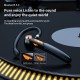 Me-100 Bluetooth  Headset Wireless Portable Stereo Hd Headset With Microphone Black orange