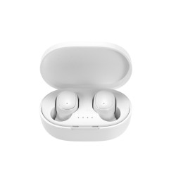 Mini Sports A6s Bluetooth-compatible  Earphones Wireless Headset Digital Display Noise Canceling Waterproof For Mobile Phone white