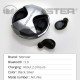 Monster AirLinks TWS Ture Wireless Earphones HD Bluetooth 5.0 Earbuds Water Resistant Headset with Charging Box Handsfree MIC Black