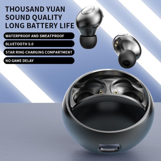 Multifunctional Wireless  Headset With Mic In-ear Anc Enc No-delay Noise-cancelling Gaming Bluetooth-compatible Earphones black