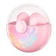 Onikuma T35 Gaming Bluetooth Headset RGB Transparent Crack Light Enc Noise Cancelling Wireless In-ear Headphones Pink