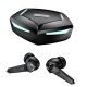 P36 Tws Bluetooth Gaming Headset Binaural Digital Display with Charging Bin Luminous Headphones Black