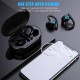 Q25 Pro Wireless Earphones Bluetooth Stereo Bass Earbuds Ear Hook Noise Cancelling Sports Gaming Headsets Pink