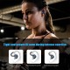 Q25 Pro Wireless Earphones Bluetooth Stereo Bass Earbuds Ear Hook Noise Cancelling Sports Gaming Headsets Pink