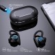 Q25 Pro Wireless Earphones Bluetooth Stereo Bass Earbuds Ear Hook Noise Cancelling Sports Gaming Headsets Black