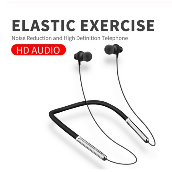 Q30 Wireless Headset Bluetooth 5.0 CSR Chip Low Power Stereo Sound Sports Neckband In-ear Earphone black