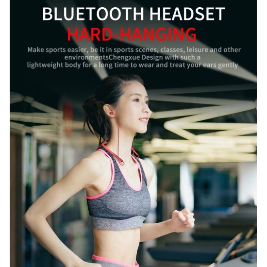 Q30 Wireless Headset Bluetooth 5.0 CSR Chip Low Power Stereo Sound Sports Neckband In-ear Earphone black