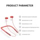 Q30 Wireless Headset Bluetooth 5.0 CSR Chip Low Power Stereo Sound Sports Neckband In-ear Earphone black