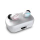 Q82 TWS Bluetooth 5.0 Earphones with LED Digital Display Charging Compartment Mobile Power Bank Travel Headset white