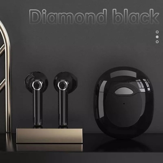 S12 Wireless Bluetooth Headset Waterproof Touch Control Low Consumption Long Standby Time Earphones white