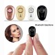 S650 Bluetooth Headset Mini Wireless In-ear Invisible Earbuds Handsfree Headset Stereo with Mic for All Smart Phone white