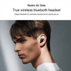 SIMU Airdots TWS Bluetooth Earphone Stereo bass BT 5.0 Eeadphones With Mic Handsfree Earbuds black