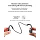 SSK Bone Conduction Earphone Wireless Bluetooth 5.0 Sport Earphone Waterproof with Microphone BT011 Black