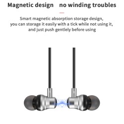 SSK Magnetic Wireless Bluetooth Earphone Sports Headphone Stereo Earbuds Waterproof Wireless in-ear Headset - Black