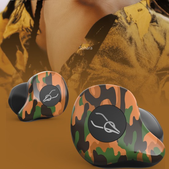 Sabbat X12 Ultra Camouflage TWS True Wireless 5.0 Bluetooth Headset In-Ear Stereo Earbuds Headset Emirates rock