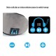 Sleep Headphones Bluetooth Sleep Mask Wireless Bluetooth Sleeping Eye Mask Headphones Travel Eye Shades with Built-in Speakers Microphone Handsfree  black