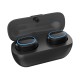 T16 TWS Headset Bluetooth 5.0 Wireless Sports Stereo Long Standby Headphone with Microphone Charging Case black