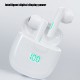 T16 Tws Wireless Bluetooth Headset Enc Call Noise Reduction Half In-ear Gaming Earphone Hifi Music Earbuds White