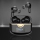 T22 TWS Wireless Headset Bluetooth Touch Control Double Moving Coil Four Speakers Headset Black